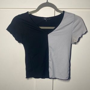 S Black + White T-Shirt